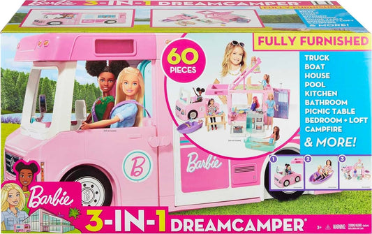 Barbie 3-in-1 DreamCamper Vehicle Playset