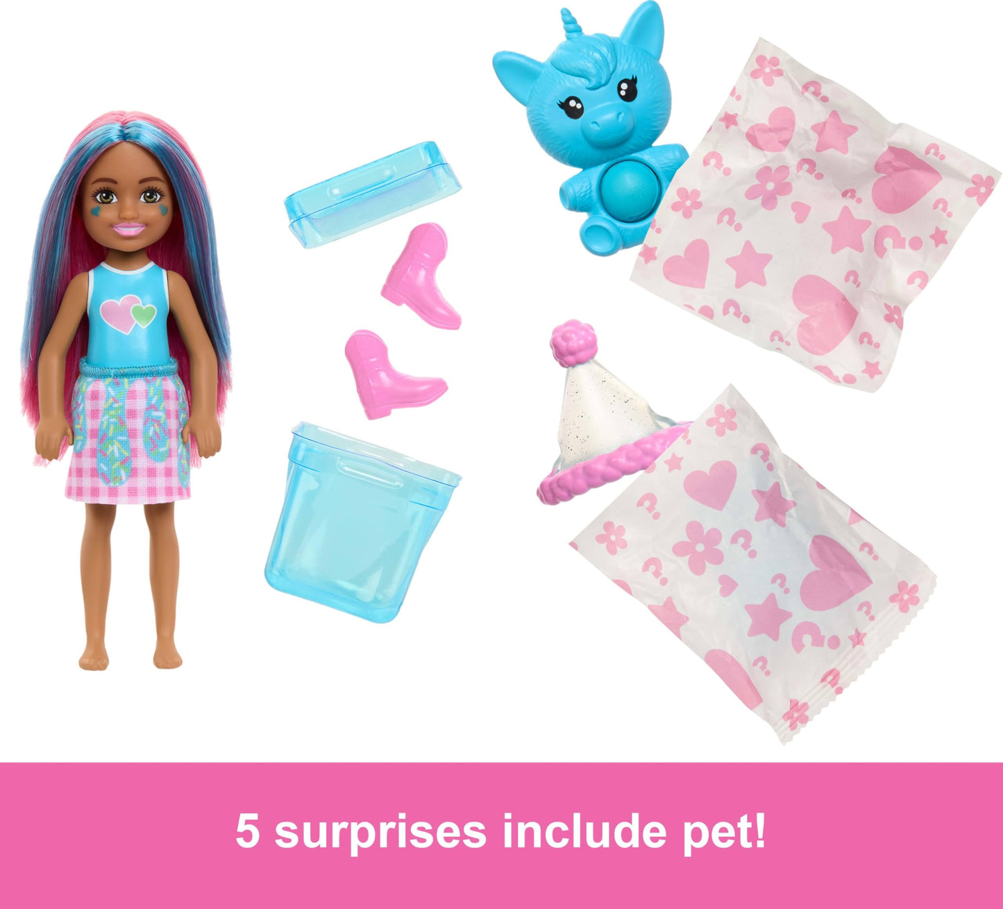 Barbie Pop Reveal Chelsea Shake Doll with Accessories