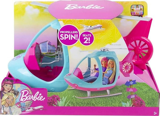 Barbie Travel Helicopter Toy Vehicle