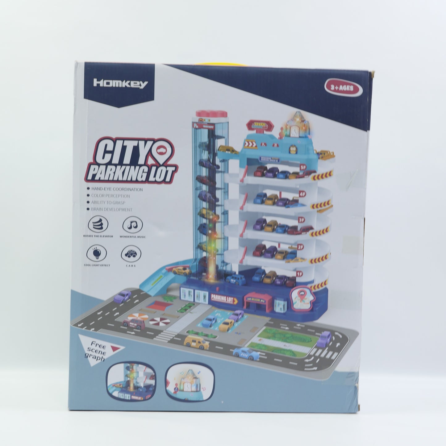 City Parking Lot Playset for Kids