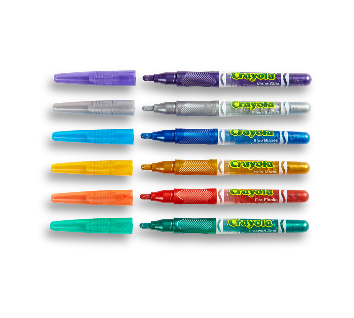 Crayola Glitter Markers - 6 Count