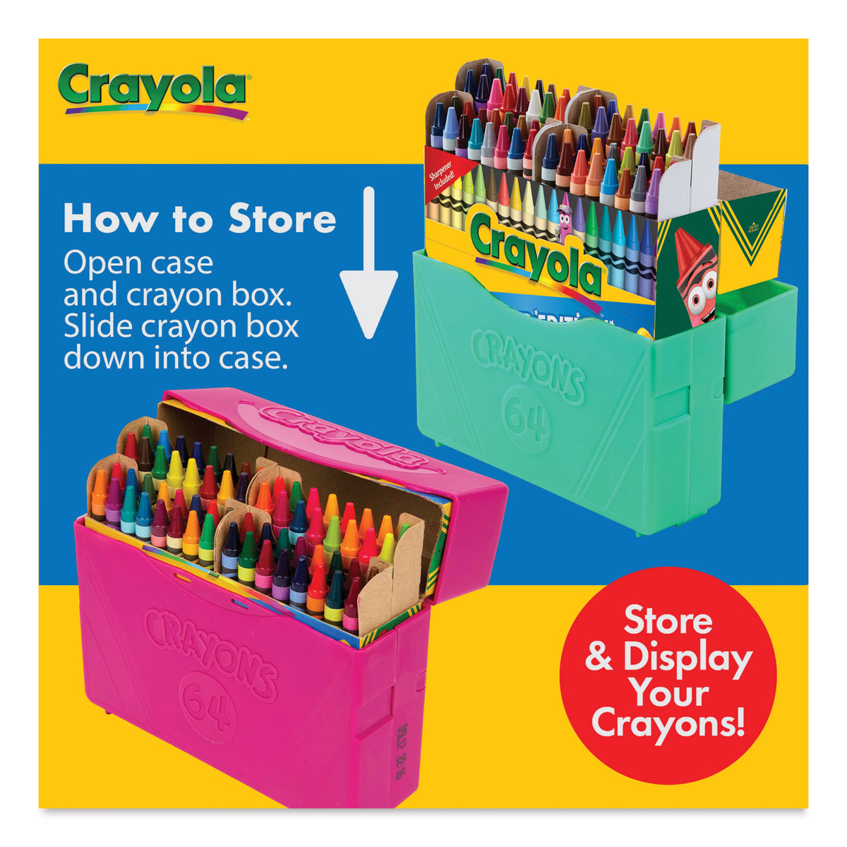 Crayola Limited Edition Crayon Caddy - 64 Count