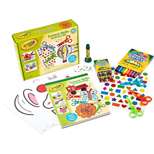 Crayola Scissor Skills Activity Kit - 50 Activities - Ages 36M+