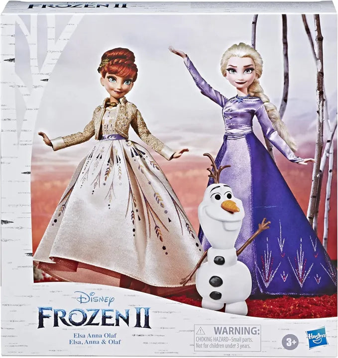 Disney Frozen 2 Elsa, Anna and Olaf Doll Multipack