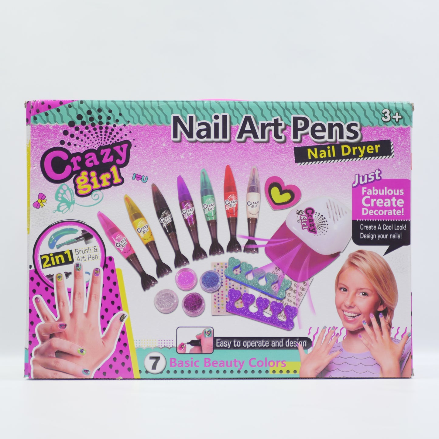 DIY Nail Art Cosmetic Set - Age 3+