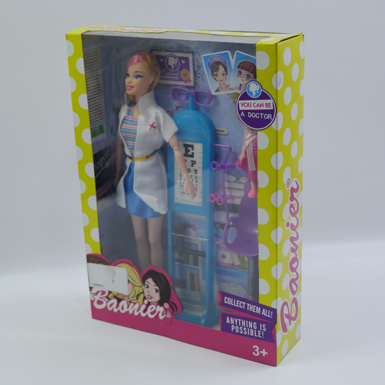 Doctor Fashion Doll with Patient Doll - Age 3+
