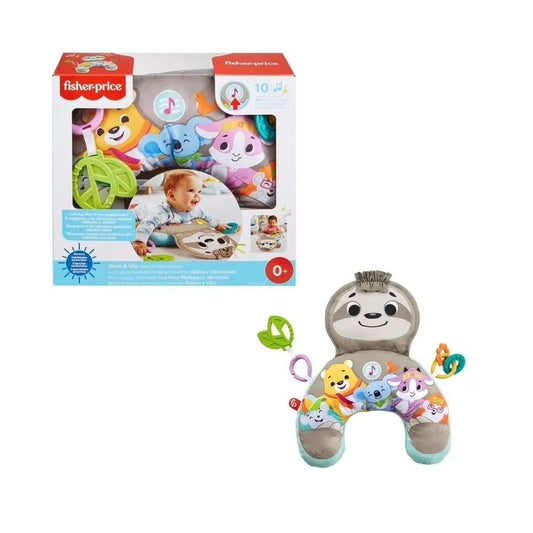 Fisher-Price Music & Vibe Sloth Tummy Wedge - Ages 0Month+