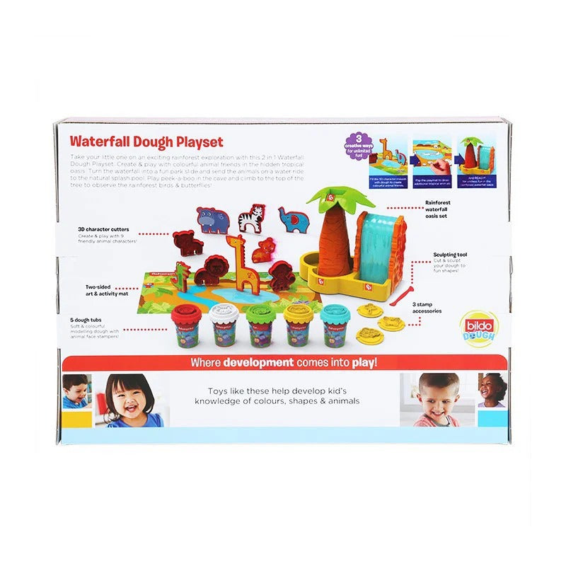 Fisher-Price Waterfall Modeling Dough Playset 20 Piece - Ages 3+