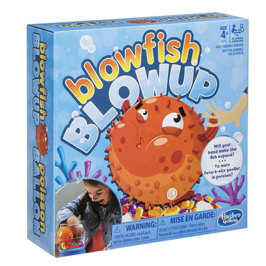 Hasbro Gaming Blowfish Blowup Family Game