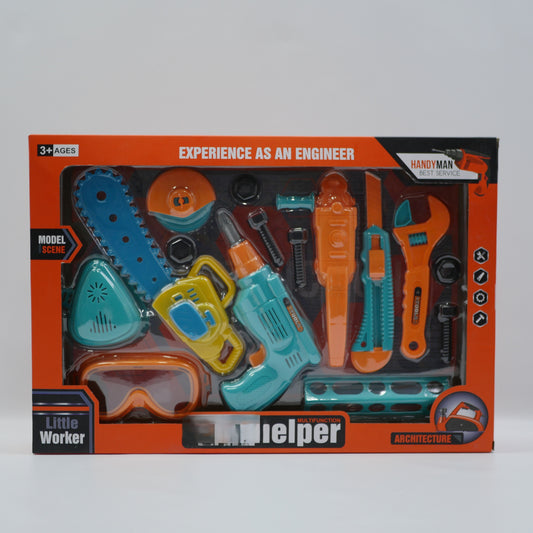 Kids Pretend Play Tool Set 2 Colors