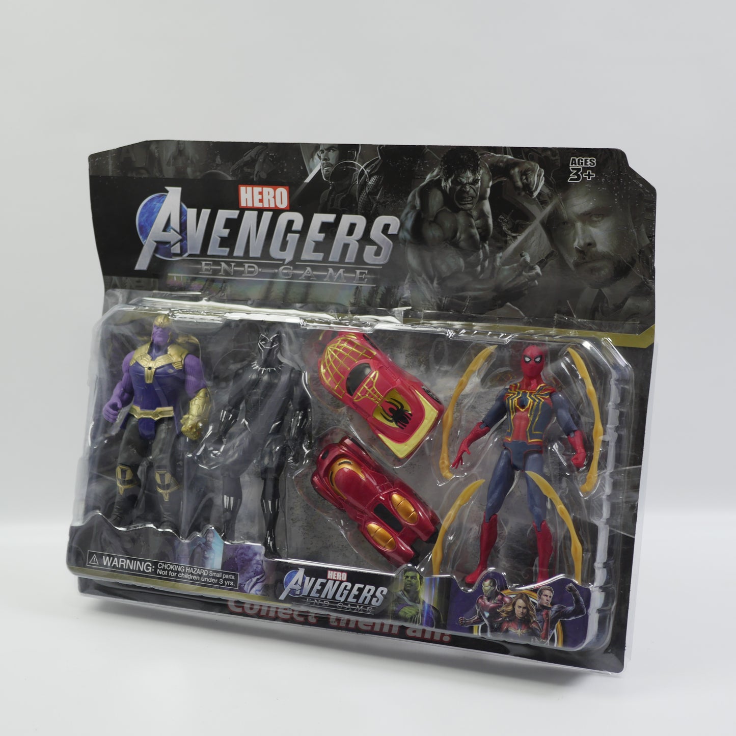 Marvel Avengers 7 Inch Figure with 2 Cars - Assorted Design