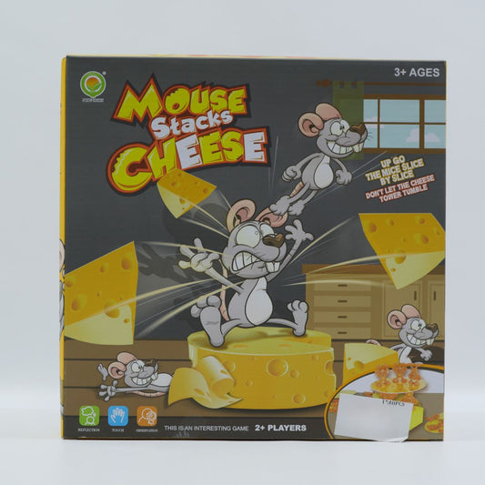 Mouse Stacks Cheese Balance Game - Age 3+