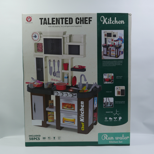 Musical Kitchen Pretend Play Set - 84 cm, Blue