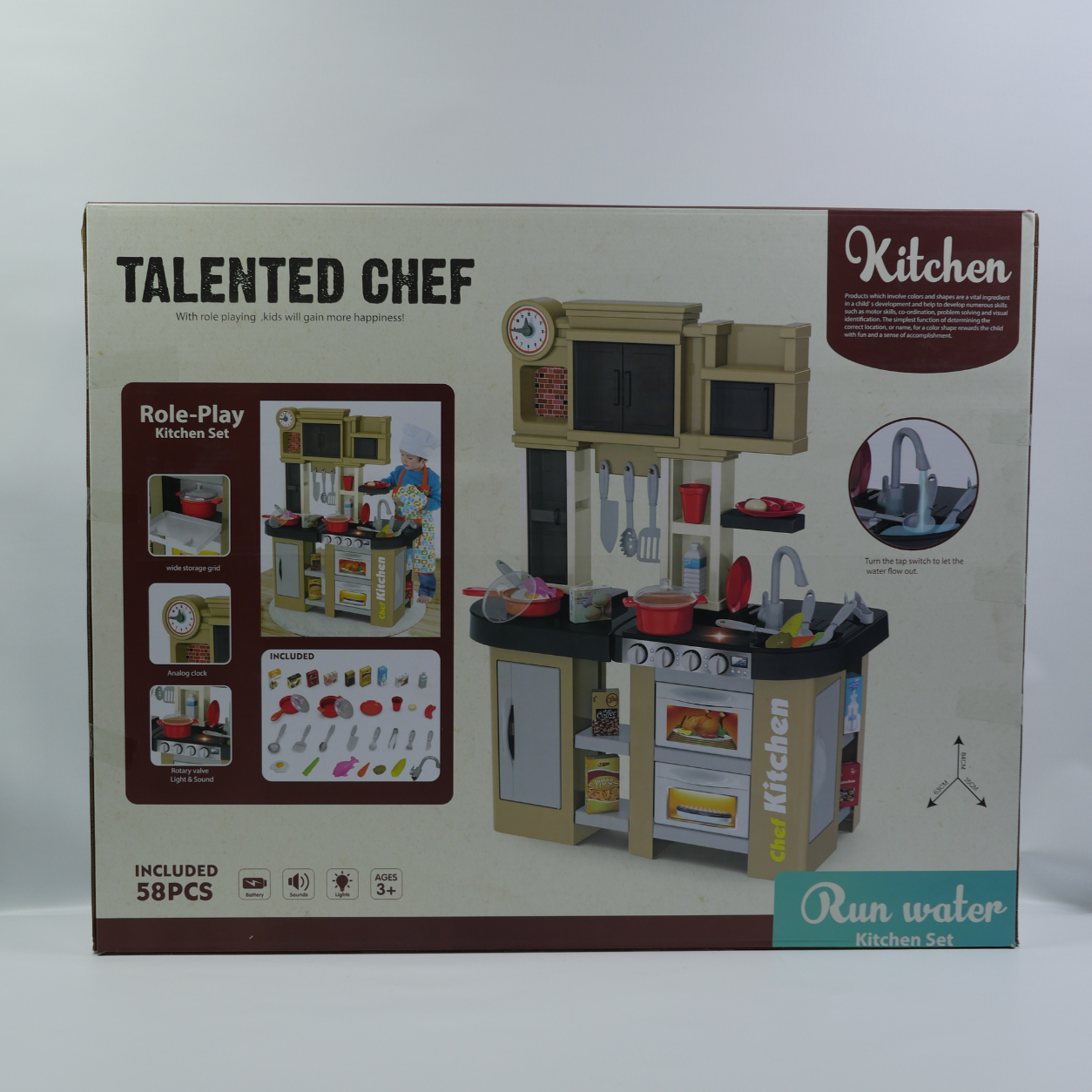 Musical Kitchen Pretend Play Set - 84 cm