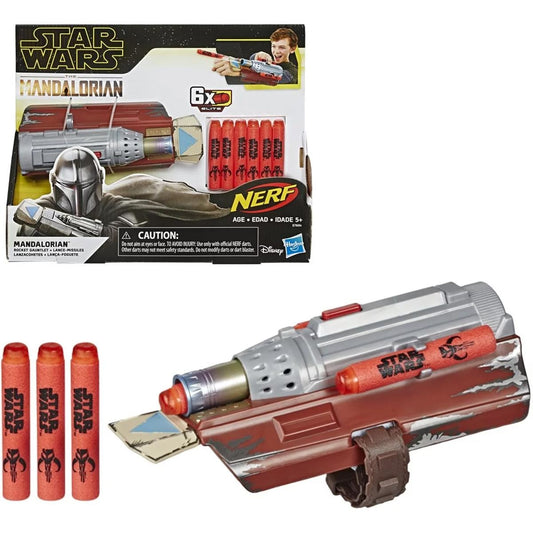 Nerf Star Wars The Mandalorian Rocket Gauntlet with 6 Darts