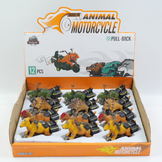 Pull-Back Animal Motorbike - Assorted Design - for Kids