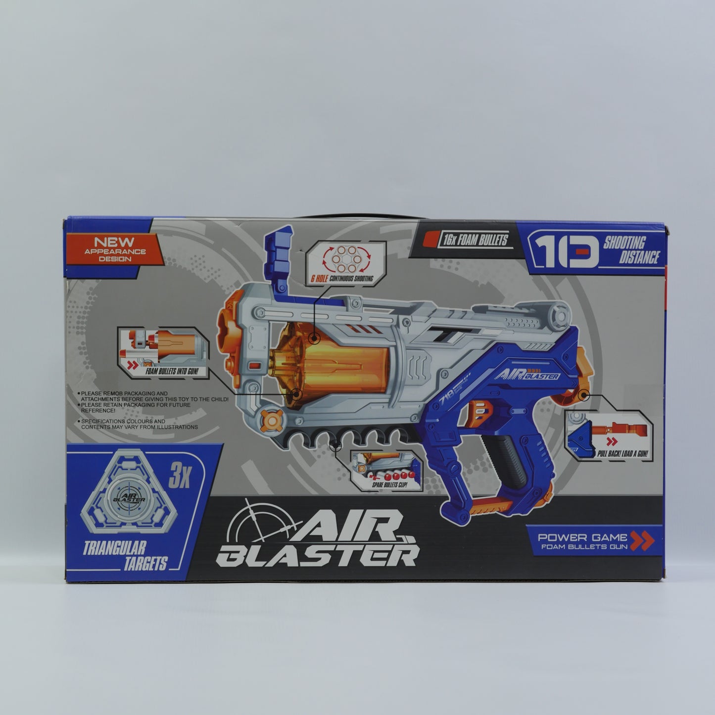 Soft Dart Air Blaster - Blue - Age 5+