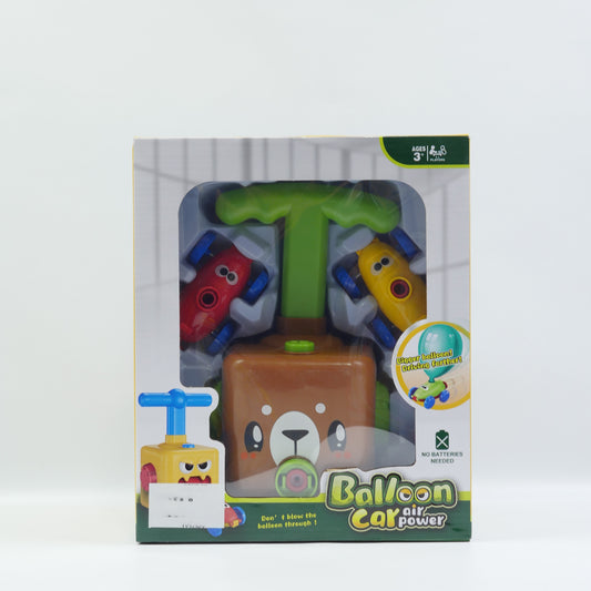 Teddy Bear Balloon Car Playset