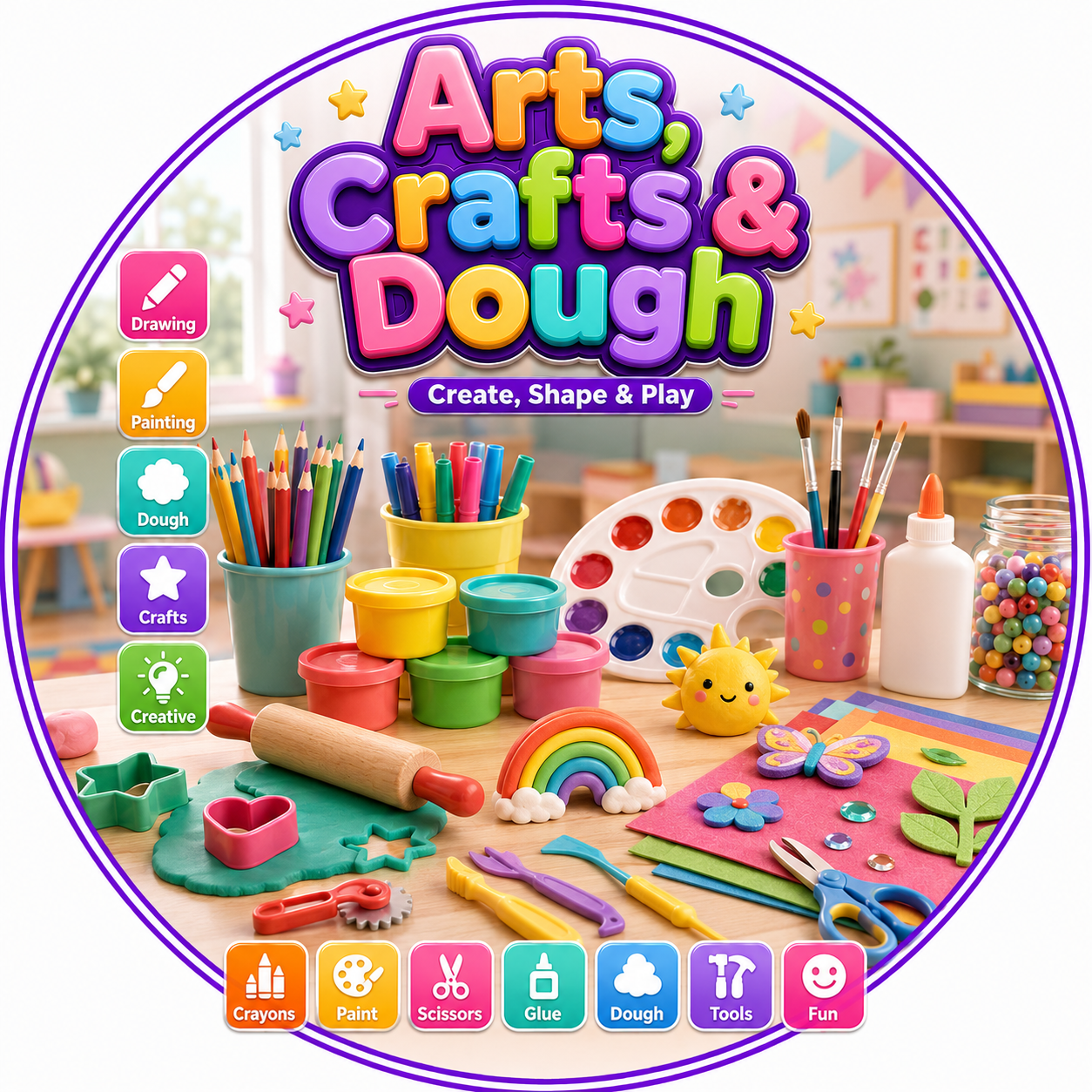 Arts, Crafts & Dough