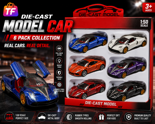 1:24 Musical Pagani Die-Cast Model Car - Assorted Color