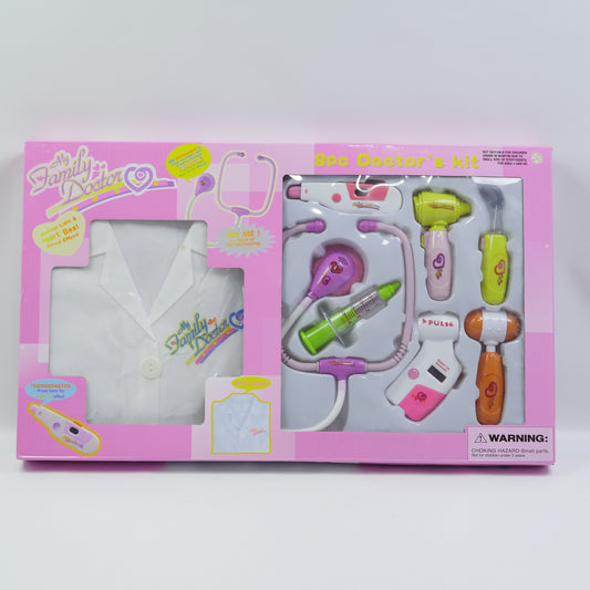 10 Piece Musical Doctor Playset - Pink - for Kids