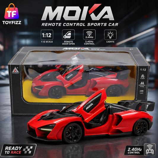 1:12 2.4GHz Remote Control Open-Door Sports Car with USB Charging for Kids