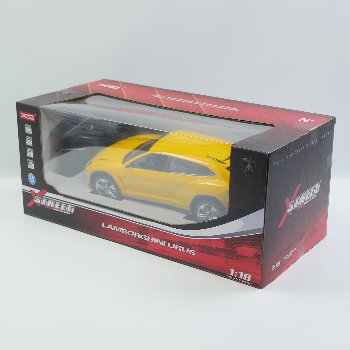 1:16 Remote Control Lamborghini Urus with USB Charging - Yellow - Ages 8+