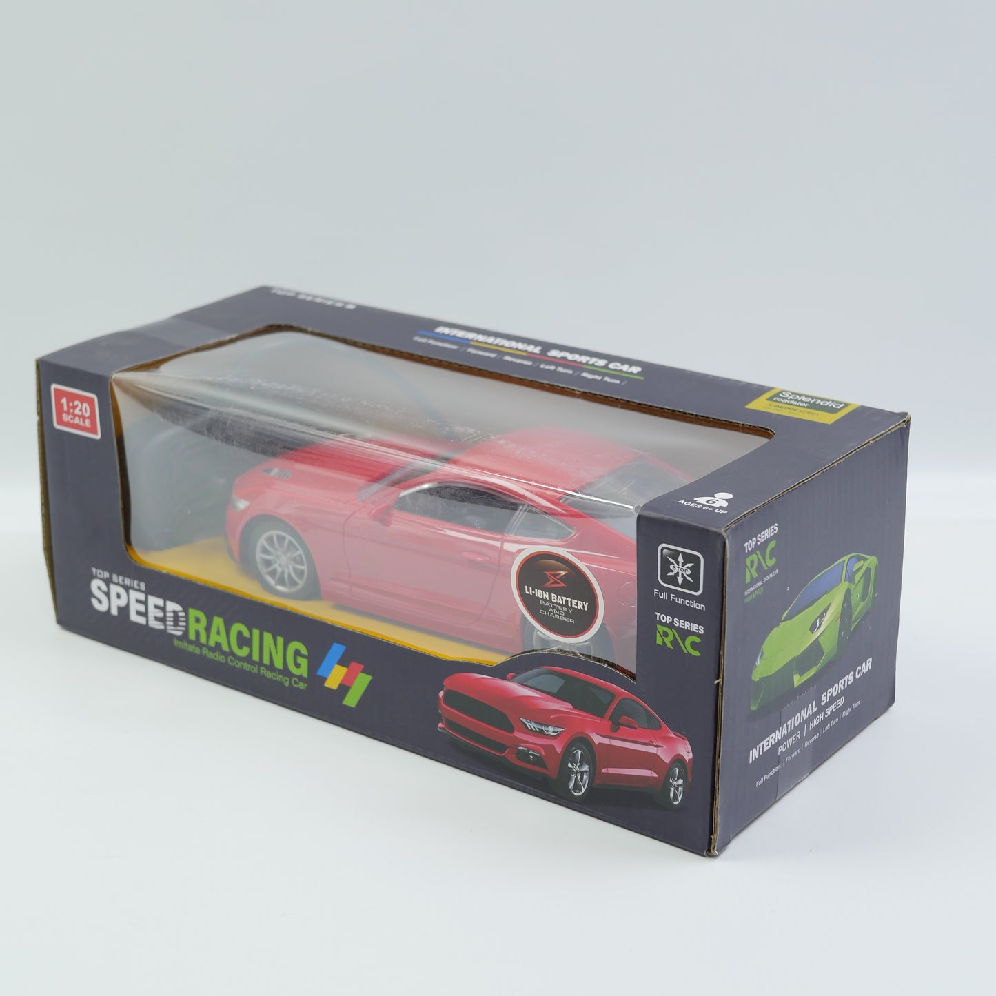 1:20 Remote Control Chevrolet Sports Car with USB Charging - Red