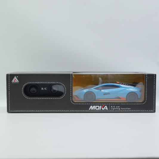 1:20 Remote Control Sports Car with USB Charging - Blue - for Kids
