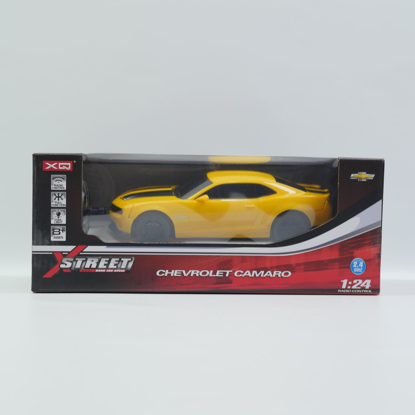 1:24 Remote Control Chevrolet Camaro - Yellow - Ages 8+