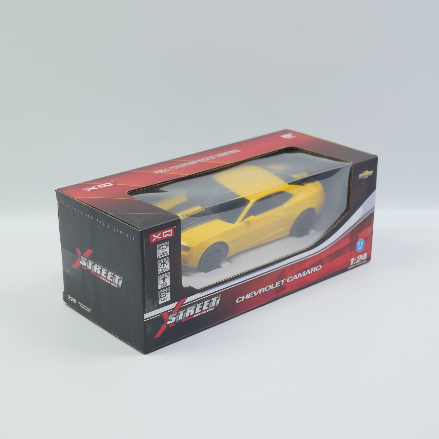 1:24 Remote Control Chevrolet Camaro - Yellow - Ages 8+