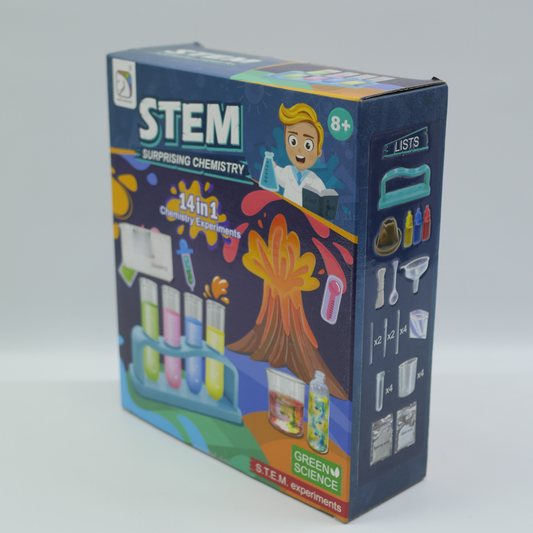 14-in-1 STEM Chemistry Experiment Set - Age 8+