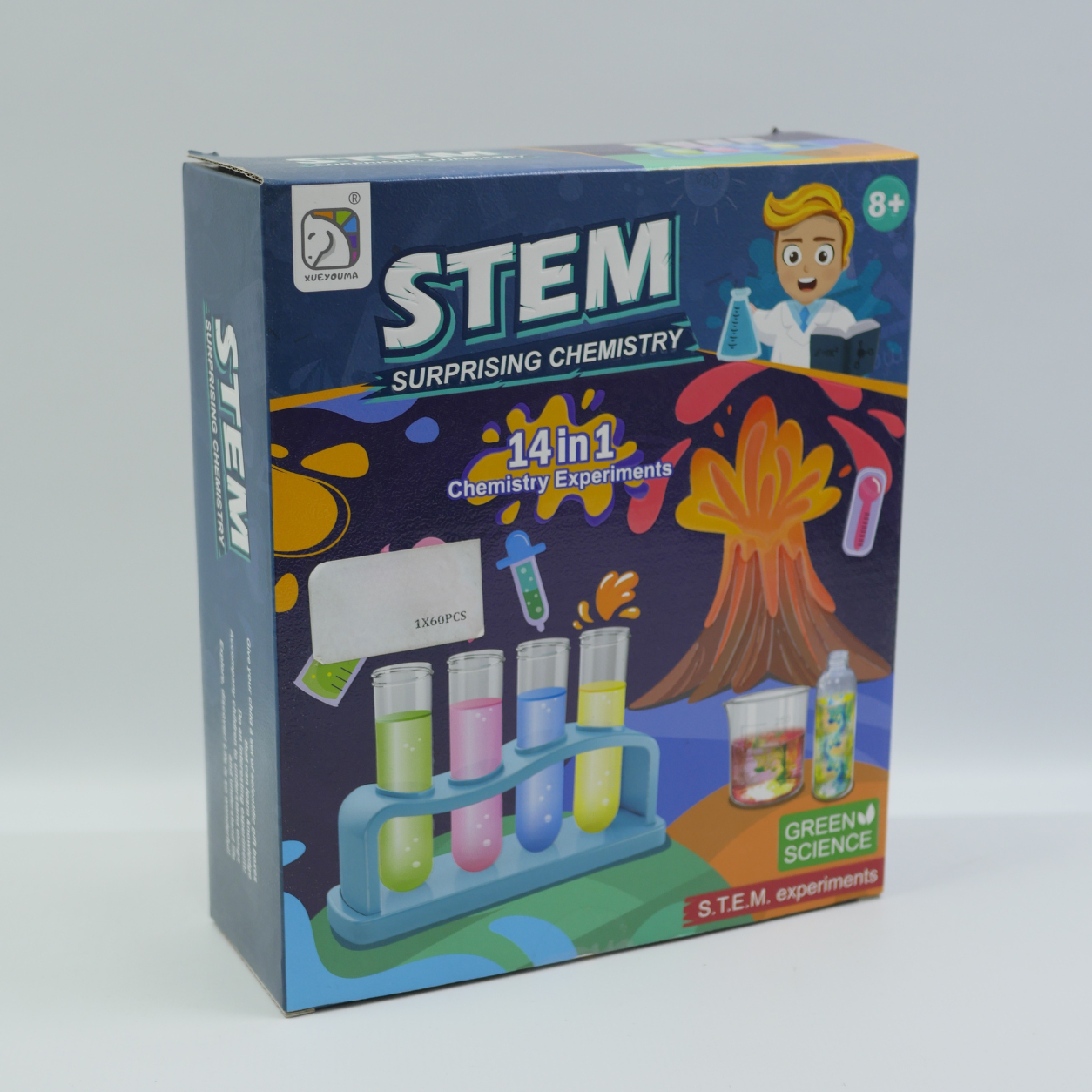 14-in-1 STEM Chemistry Experiment Set - Age 8+