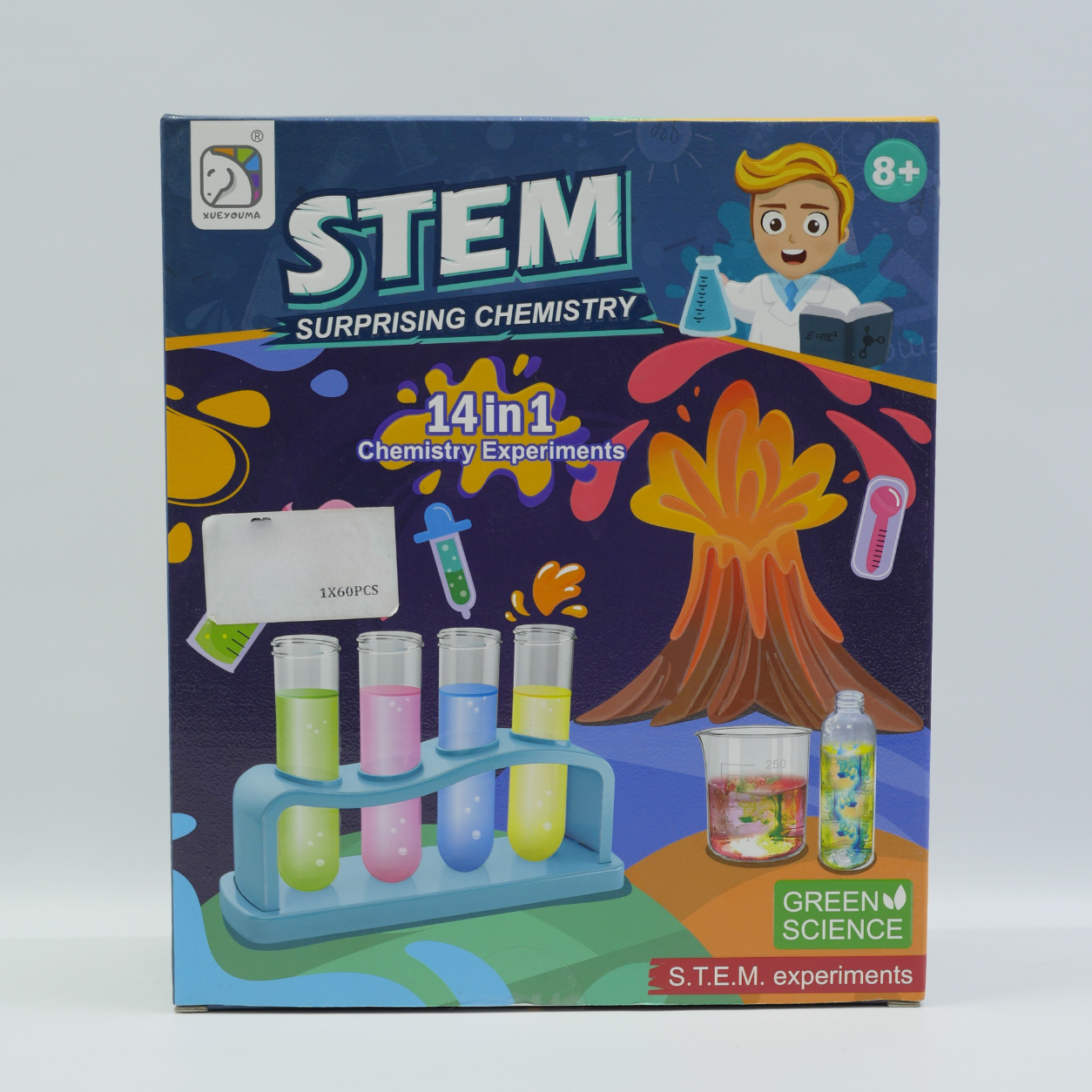 14-in-1 STEM Chemistry Experiment Set - Age 8+