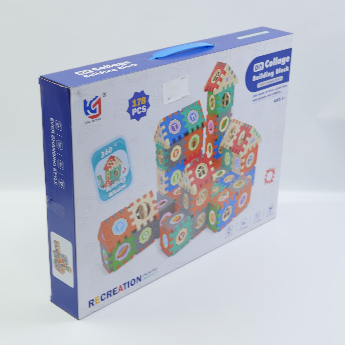 178 Piece Building Blocks Set for Kids