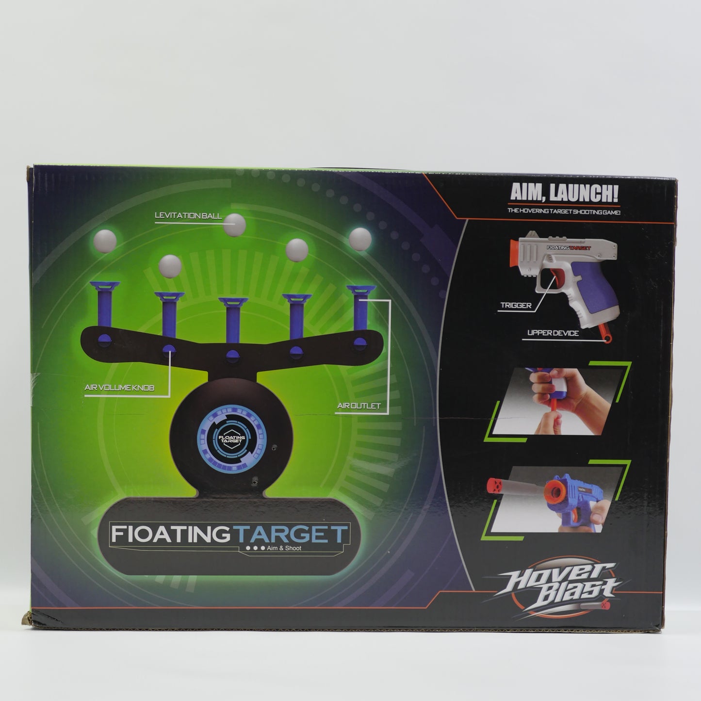 2-in-1 Soft Dart Blaster Set with Target - Age 6+