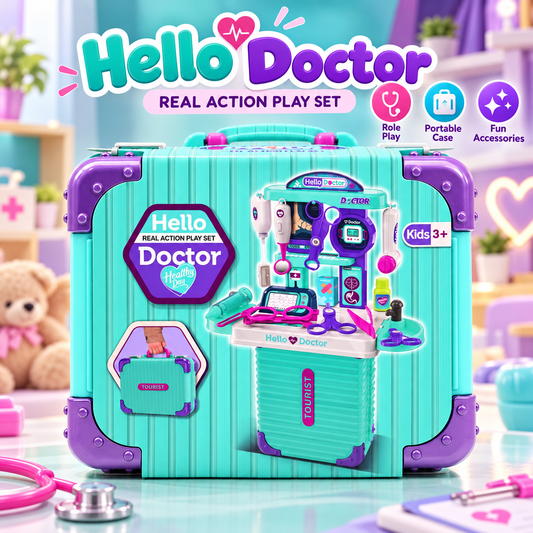 2-in-1 Pretend Play Doctor Set
