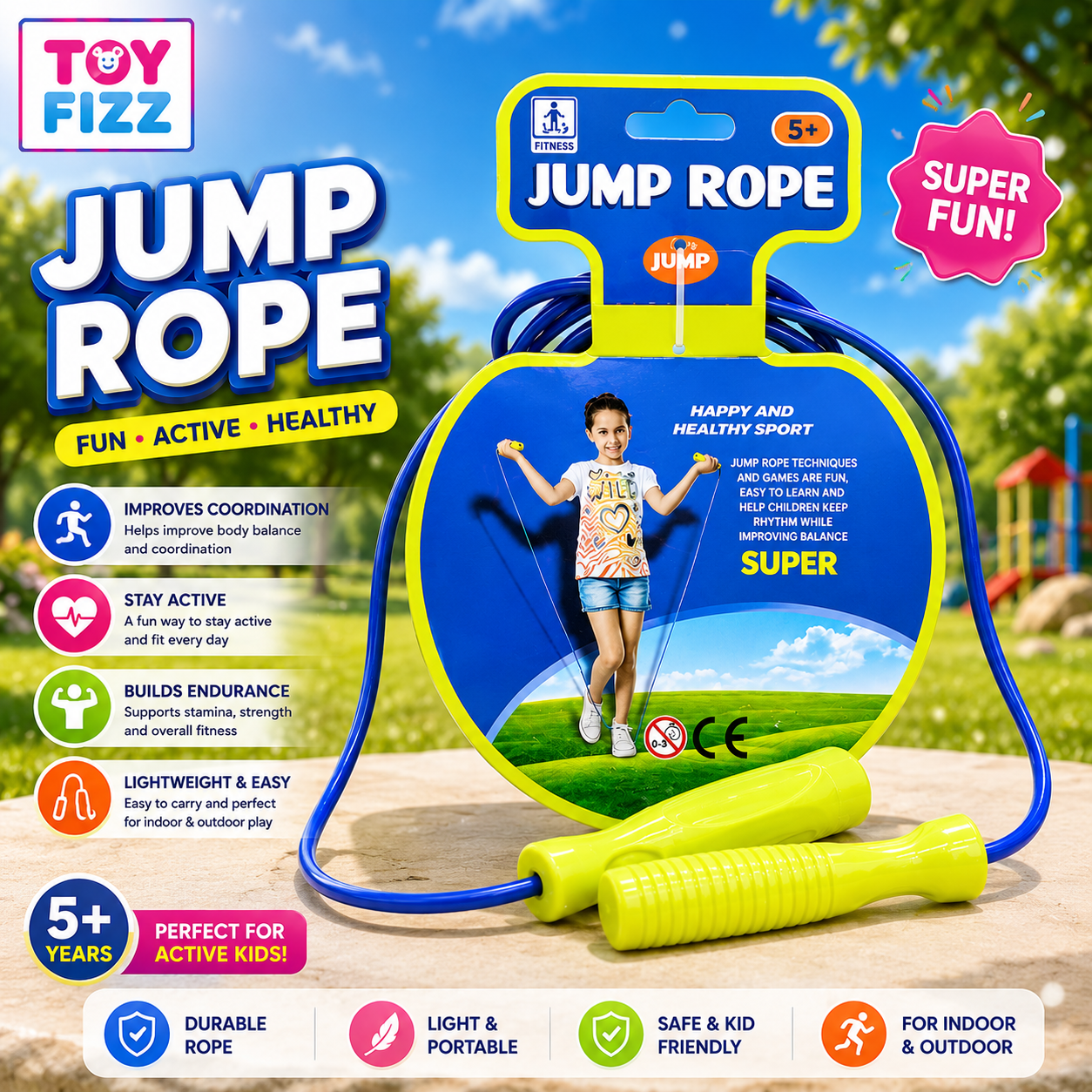 2.2 Metre Kids Jump Rope