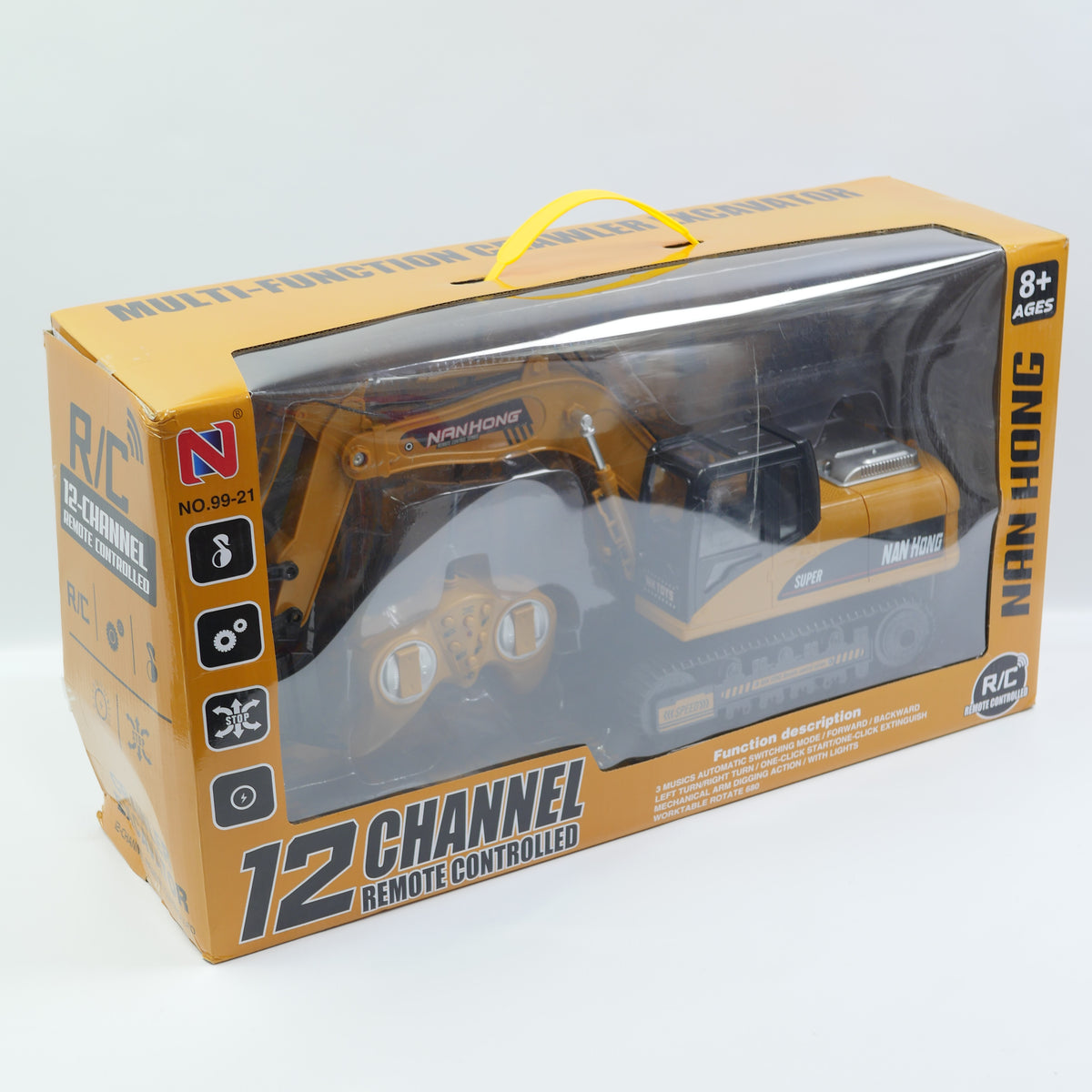 2.4GHz Remote Control Excavator Truck with USB Charging - Ages 8+