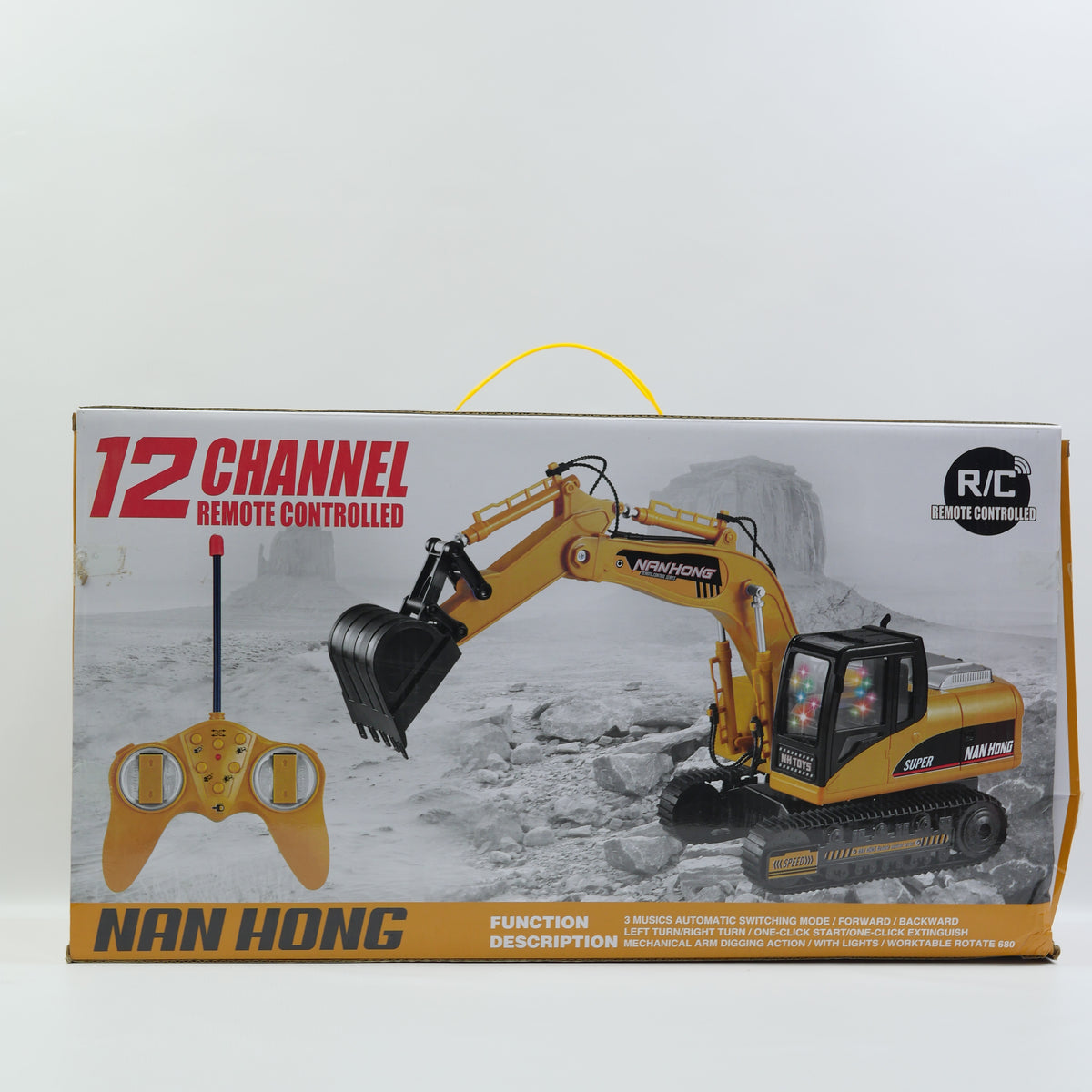 2.4GHz Remote Control Excavator Truck with USB Charging - Ages 8+