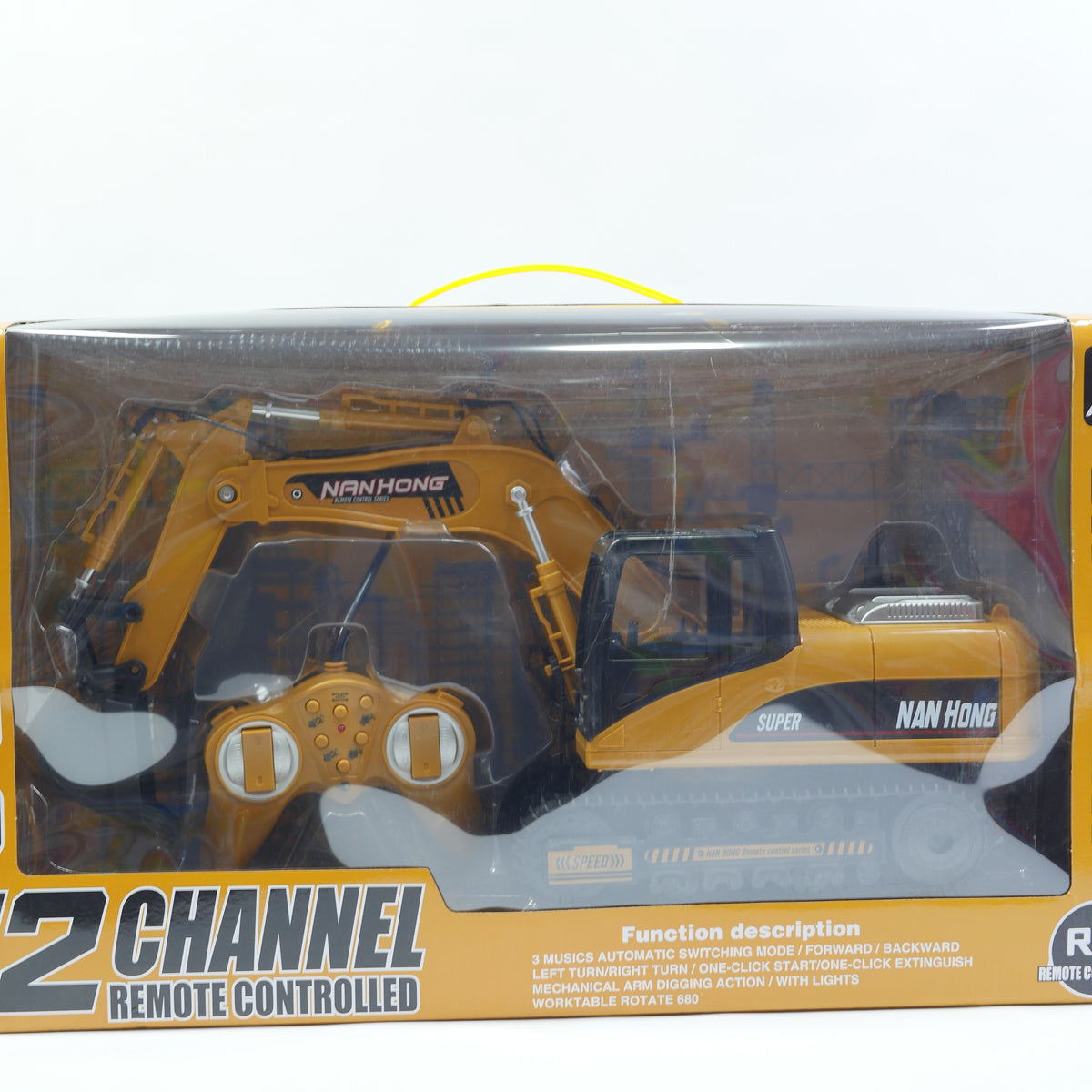 2.4GHz Remote Control Excavator Truck with USB Charging - Ages 8+
