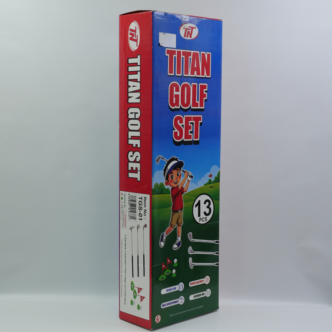Toys & Toys Titan 13 Piece Golf Play Set