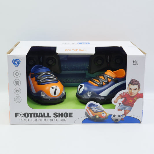 2 Piece 2.4GHz Remote Control Football Shoe Car Set - Ages 6+