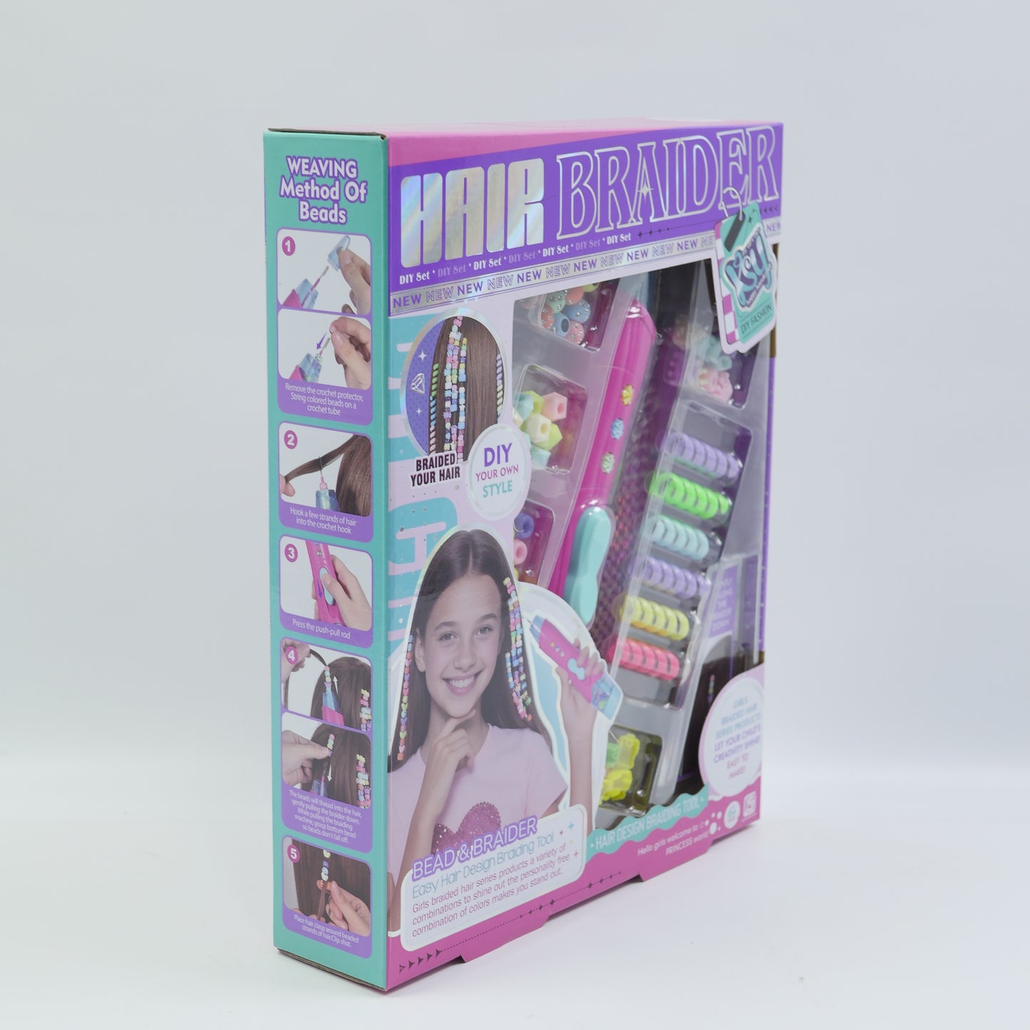 3-in-1 Dress-Up and Bead Activity Set for Kids