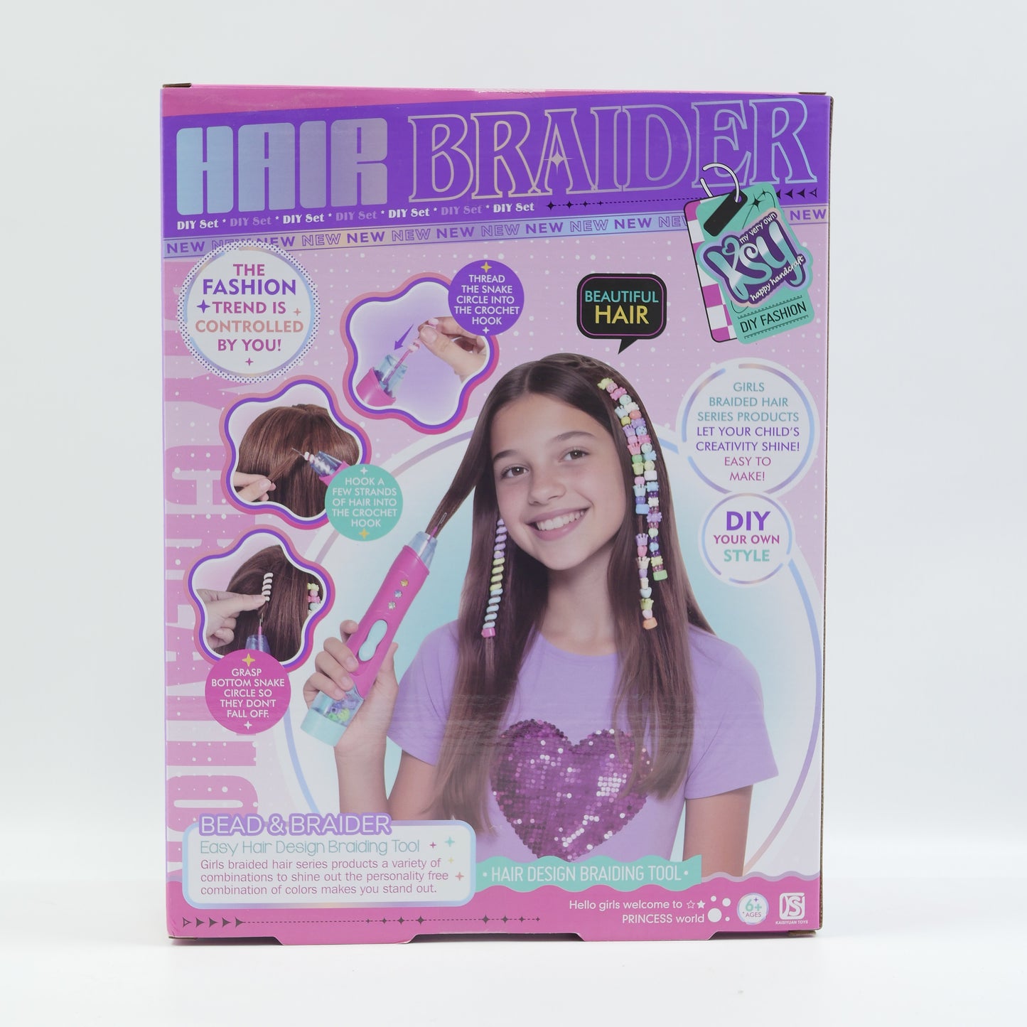 3-in-1 Dress-Up and Bead Activity Set for Kids