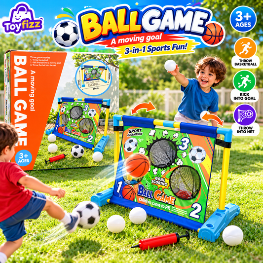 3-in-1 Football Table Game Set - Ages 3+