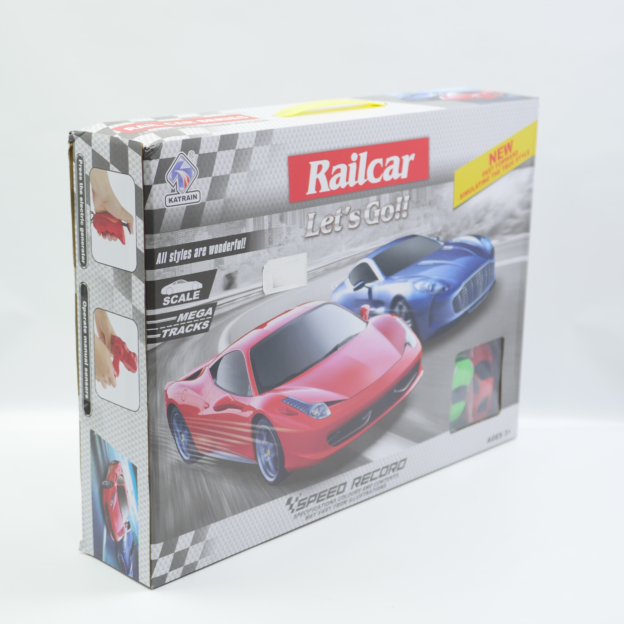 Battery Operated Rail Car Track Set - Age 3+