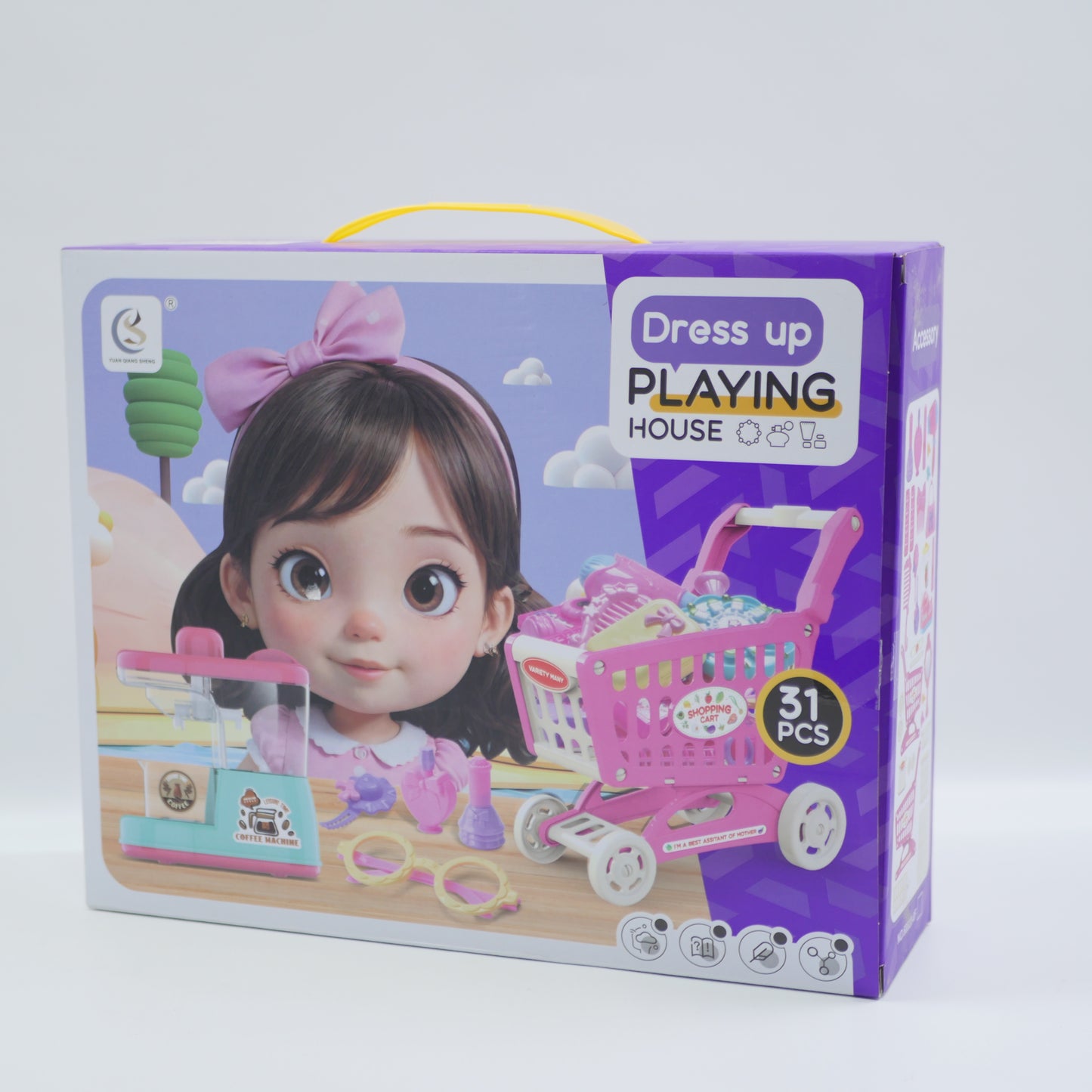 31 Piece Beauty Cart Pretend Play Set