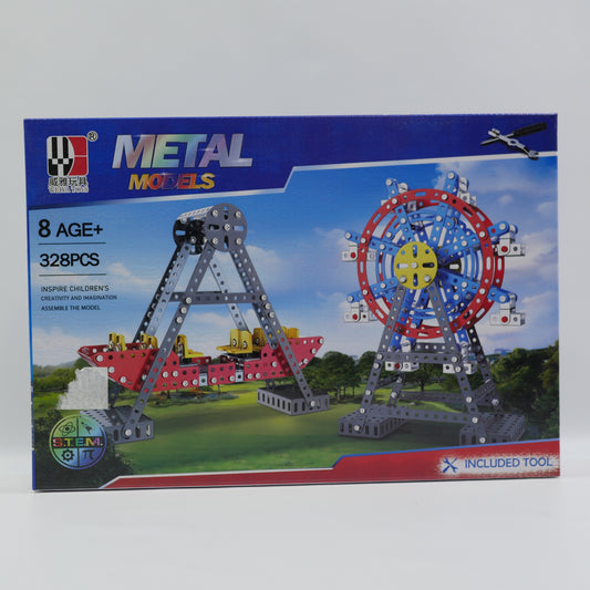 328 Piece Metal Ferris Wheel Construction Set - Age 8+