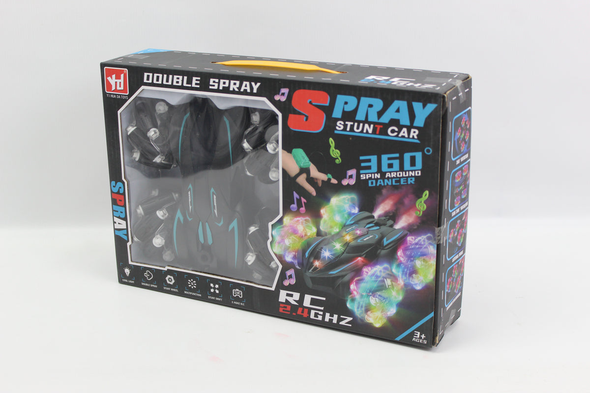 360-Degree Remote Control Spray Stunt Car with USB Cable